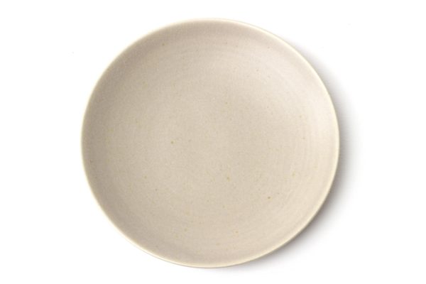 Plate in stoneware - Linen - Cécile Preziosa