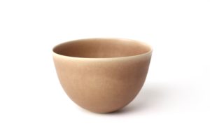 High bowl in stoneware - Hazelnut - Cécile Preziosa