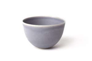 High bowl in stoneware - Violet - Cécile Preziosa