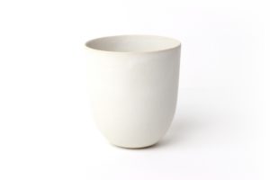 Cup in stoneware - Snow - Cécile Preziosa
