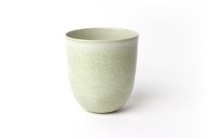 Cup in stoneware - Tea green - Cécile Preziosa