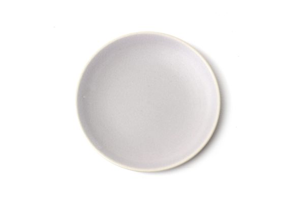 Small plate in stoneware - Pale violet - Cécile Preziosa