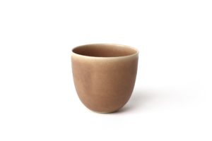 Small cup in stoneware - Hazelnut - Cécile Preziosa