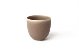 Small cup in stoneware - Burgundy - Cécile Preziosa