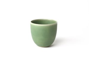 Small cup in stoneware - Mint - Cécile Preziosa